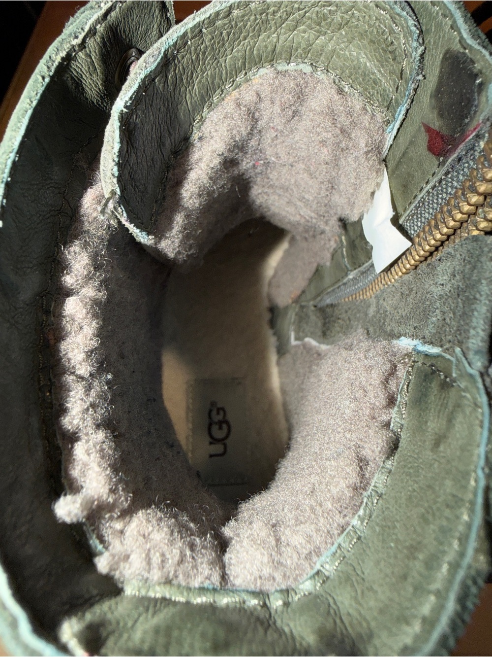 Womens UGG combat boots Size 9 - Picture 5 of 7